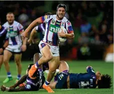  ?? PHOTO: JULIAN SMITH/AAP ?? LIFTING HIS GAME: Kalyn Ponga has been in super form for the Newcastle Knights this season.