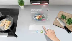  ??  ?? Project an interactiv­e screen onto any surface with the Bosch PAI