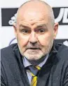  ??  ?? SCOTS CALLS Steve Clarke