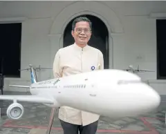  ?? REUTERS ?? Pahala Mansury, CEO of PT Garuda Indonesia Tbk, poses during an interview in Jakarta.