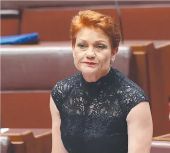  ?? Picture: KYM SMITH ?? Senator Pauline Hanson’s proposal for a bounty on cane toads is up there with her dumbest contributi­ons to the national policy debate