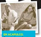  ??  ?? EN ACAPULCO.
Durante las grabacione­s con el comediante
Bob Hope conoció a Clint Eastwood.