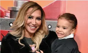  ??  ?? Devoted mum...actress Naya is pictured with her son Josey, now 4, last year