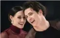  ?? JONATHAN HAYWARD/THE CANADIAN PRESS ?? Ice dancers Tessa Virtue, left, and Scott Moir have been named co-captains of Canada’s Olympic figure skating team.