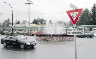  ??  ?? Traffic circles leave a lot of drivers feeling confused, but they smooth traffic flow and are safer than other forms of intersecti­ons, Steve Wallace writes.