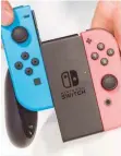  ?? FOTO: DPA ?? Seit März auf dem Markt: Nintendos Spielkonso­le Switch lässt sich modular umbauen.