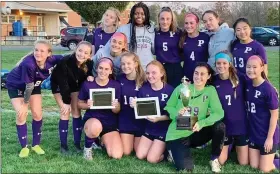  ?? COURTESY PERKIOMEN ATHLETICS ?? Perkiomen School girls soccer defeated Barrack Hebrew Academy on Tuesday to win the Tri-County League title.