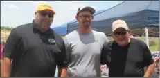  ?? Courtesy photo ?? The winners of the first Big Spring Area Chamber of Commerce Clay Shoot pose for a picture after their victory. The team, representi­ng Anderson Kennels, consists of Andy Anderson, Brandon Anderson, Kason Anderson, and (not shown) Stan Baker.