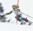  ?? FOTO: VEREIN ?? Laura Muro fährt ein beherztes Rennen und setzt sich im Slalom durch.