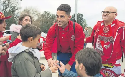  ?? FOTO: PERE PUNTÍ ?? Uno más en Girona. Desde su llegada en 2016, Juanpe ha sido uno de los jugadores más importante­s en el equipo