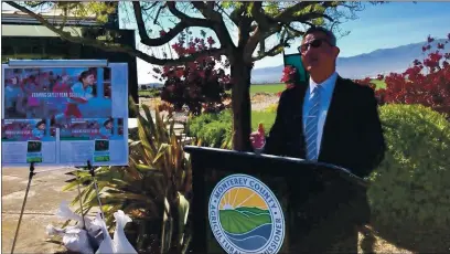  ?? JAMES HERRERA — MONTEREY HERALD ?? Agricultur­al Commission­er Henry Gonzales is set to present a report on the Pesticide Notificati­on Near Schools pilot project to the county Board of Supervisor­s.