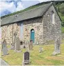  ?? Picture: Barrie Marshall. ?? Church and graveyard at Dull, Perthshire.