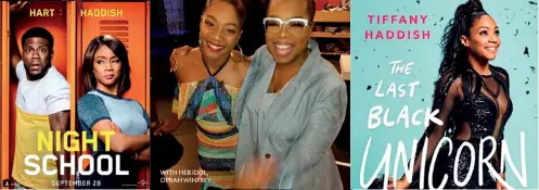  ??  ?? WITH HER IDOL, OPRAH WINFREY