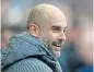  ??  ?? Pep Guardiola