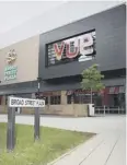  ??  ?? BIG SCREEN: Vue in Halifax closed in March