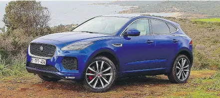  ?? — BRIAN HARPER/DRIVING.CA ?? The 2018 Jaguar E-Pace is as close to being a sports car as Porsche’s Macan.
