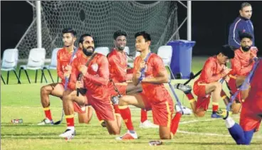  ?? AIFF ?? Indian players know that hosts UAE will come out all guns blazing after a tame draw against Bahrain in their opening match.