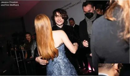  ?? ?? Jessica Chastain and Finn Wolfhard.