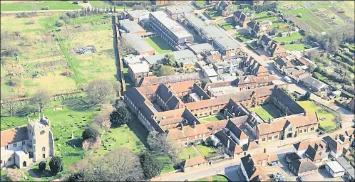  ??  ?? The former Wye College dates back to the 15th century and has been at the centre of a planning debate for years