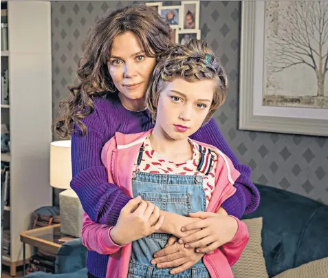  ??  ?? Gender issues: Anna Friel and Callum Boothford in Butterfly, left; Susie Green, who consulted on the show, and her trans daughter Jackie, right; and Tony Marchant, below