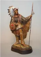  ??  ?? Ed Natiya, Sitting Bull, bronze, 23”