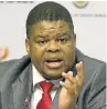  ??  ?? VIGILANT: State Security Minister David Mahlobo