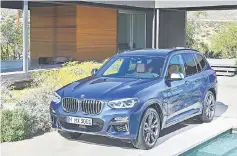  ?? — Photo courtesy of BMW ?? The new BMW X3 M40i is more of an incrementa­l upgrade.