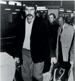  ??  ?? Keith Murdock on his way back to New Zealand after being sent home from the All Blacks tour to the UK in 1972.