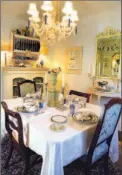  ??  ?? A dining room should blend with the rest of your home’s decor.