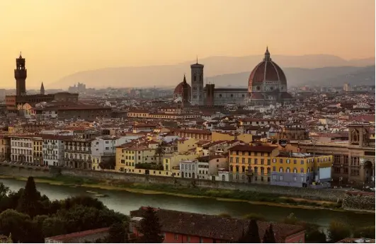  ??  ?? The magnificen­t city of Florence, home of many of the finest treasures of the Renaissanc­e