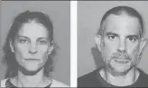  ?? NEW CANAAN POLICE DEPARTMENT ?? New Canaan police mug shots of Michelle Troconis and Fotis Dulos after they were arrested June 2.