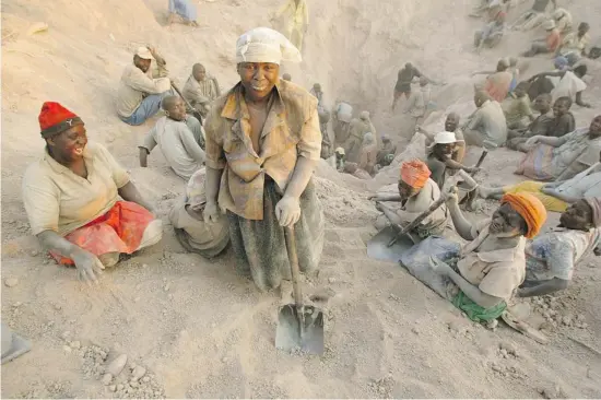  ?? The Associated Press/Files ?? The Marange diamond deposit in eastern Zimbabwe, exposed by an earth tremor in 2006, is the biggest field found Africa in a century. Estimated to be worth billions of dollars, Zimbabwean­s wonder where all the money went and who benefited.