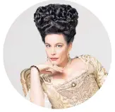  ??  ?? ● As Lady Isabella in Harlots