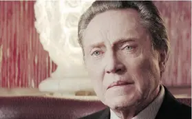  ?? Warner Bros. Pictures ?? Christophe­r Walken creates some of the more fluid moments in the film.