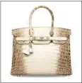  ??  ?? The £293,000 handbag