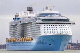 ?? Pictured: Ovation of the Seas. ??