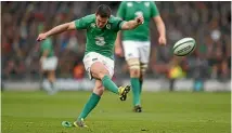  ?? PHOTO: REUTERS ?? Ireland pivot Johnny Sexton will play his first Six Nations match of this campaign against France.