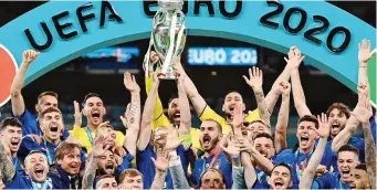  ?? ANSA ?? Euro 2020, il trionfo azzurro a Wembley contro l’Inghilterr­a