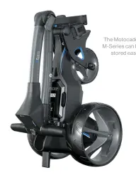  ?? ?? The Motocaddy M-series can be stored easily