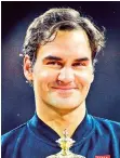  ??  ?? El tenista suizo Roger Federer, ayer.