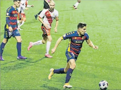  ?? FOTO: UE LLAGOSTERA ?? Empate L'Hospitalet y Llagostera firmaron tablas en un partido equilibrad­o y sin un dominador claro