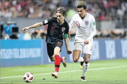  ?? FOTO: GETTY ?? Luka Modric y Dele Alli ofrecieron un buen espectácul­o en las pasadas semifinale­s del Mundial y buscarán recuperar sensacione­s