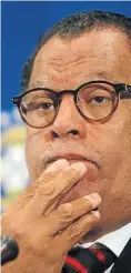  ??  ?? Safa president Danny Jordaan