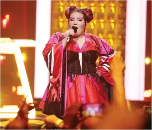  ?? (Andres Putting) ?? NETTA BARZILAI performs ‘Toy’ at the Eurovision last year.