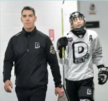  ?? PHOTO STEVENS LEBLANC ?? Pascal Dupuis a joué au Tournoi pee-wee en 1993 et il a la chance de revivre l’expérience avec son fils Kody, cette semaine.