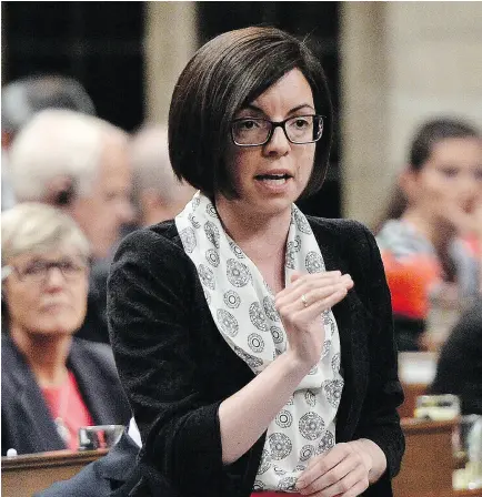  ?? SEAN KILPATRICK / THE CANADIAN PRESS FILES ?? “We need strong leadership to stand up to the elites in Canada and the elite politics,” Niki Ashton says.