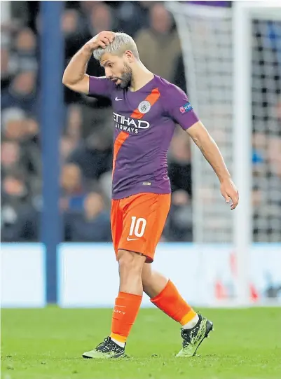  ?? Paul Childs / ReuteRs ?? agüero falló un penal en un partido cerrado, con pocas ocasiones de gol