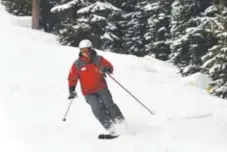  ??  ?? DeFrange, making a powder run at Winter Park, “has done a really good job of operating the ski area,” says an ex-Winter Park mayor.