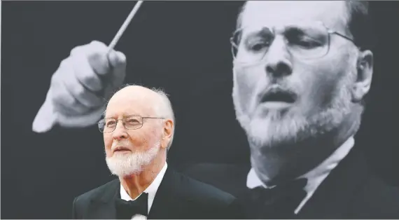  ?? CHRIS PIZZELLO/THE ASSOCIATED PRESS ?? The complex music composer John Williams has written for the Star Wars movies represents a powerful and nuanced history of wicked themes.