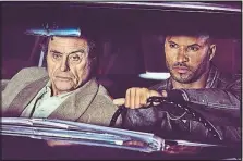  ?? [STARZ] ?? Shadow Moon (Ricky Whittle), right, with his employer, Mr. Wednesday (Ian McShane), in “American Gods”
